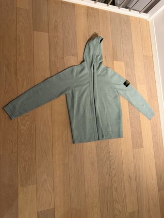 Stone island wool teal jumper