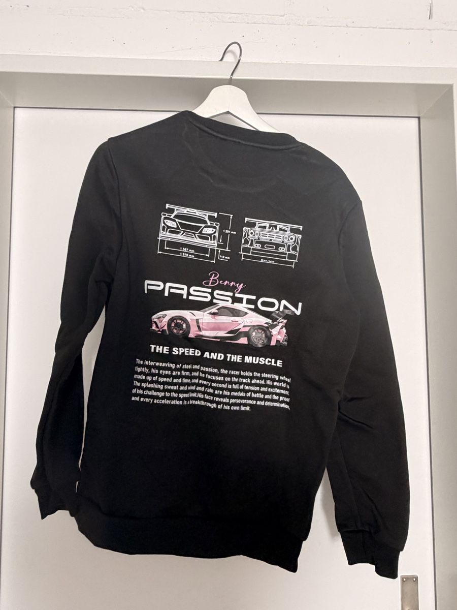 Maglioni & Felpe: Schwarzer Herren Pullover "Passion" - Neuwertig, Gr. S – Usato da Sempach venduto da ljnaelena