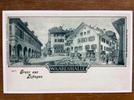 AK Gruss aus Zofingen 1900. Markthalle. Reprint