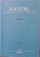 Händel Messiah Chorpartitur