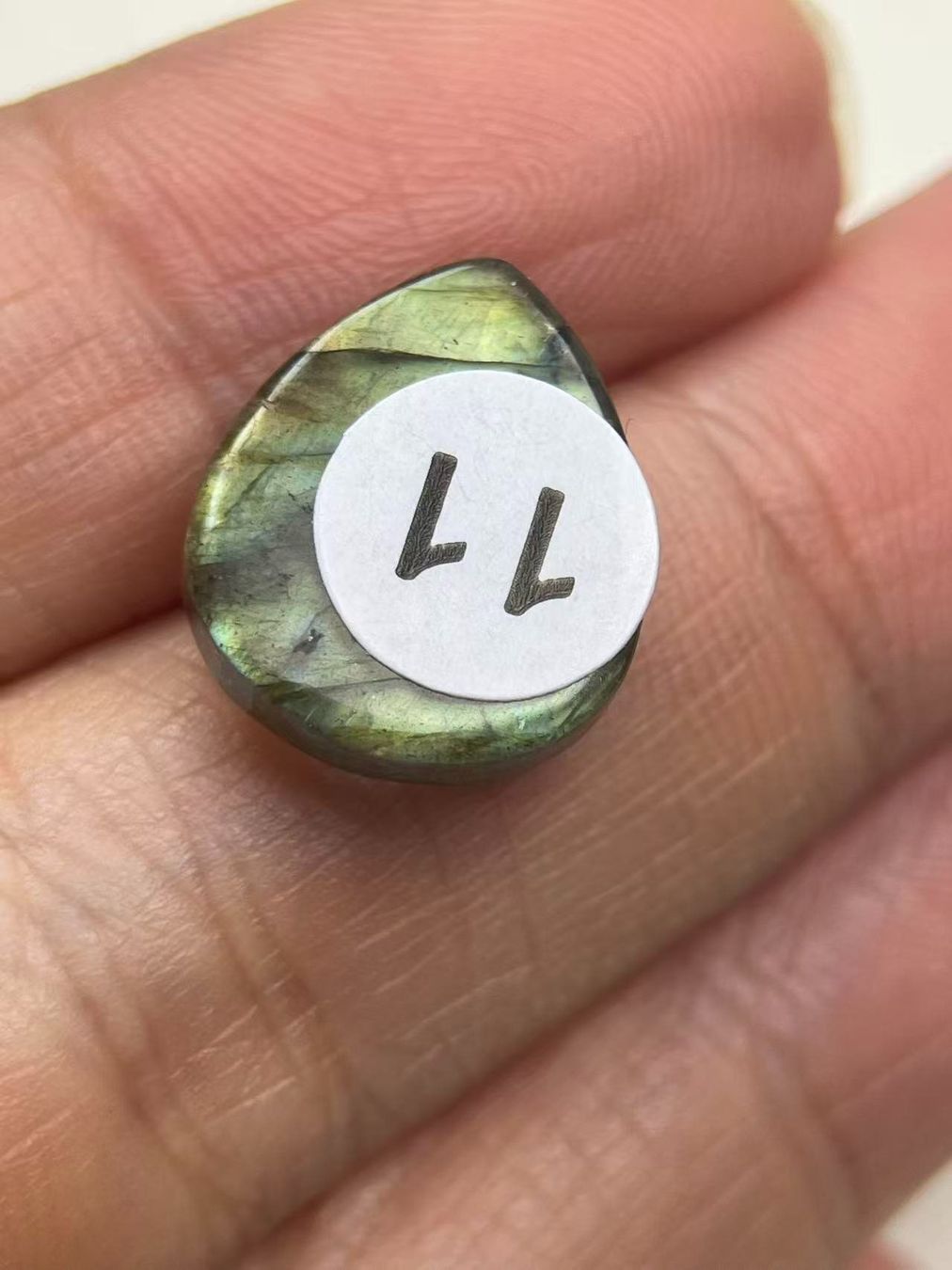 Pietre preziose: Premium Labradorit Cabochon – Nuovo e nell'imballaggio originale da Schiers venduto da sisikristall 3