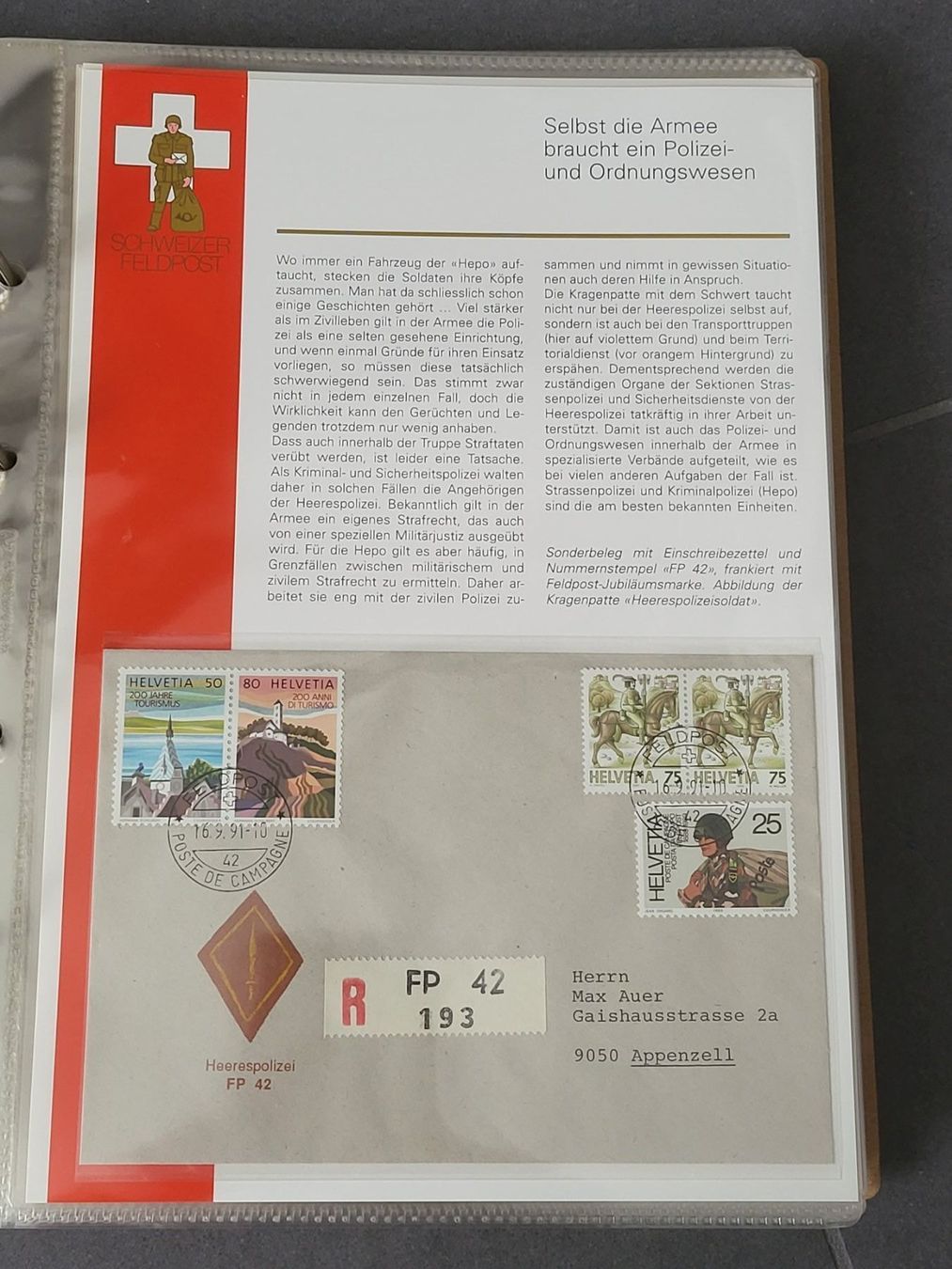 Tutti i francobolli: Briefmarkenalbum Schweizer Feldpost – Nuovo (secondo la descrizione) da Weinfelden venduto da michaelino 4