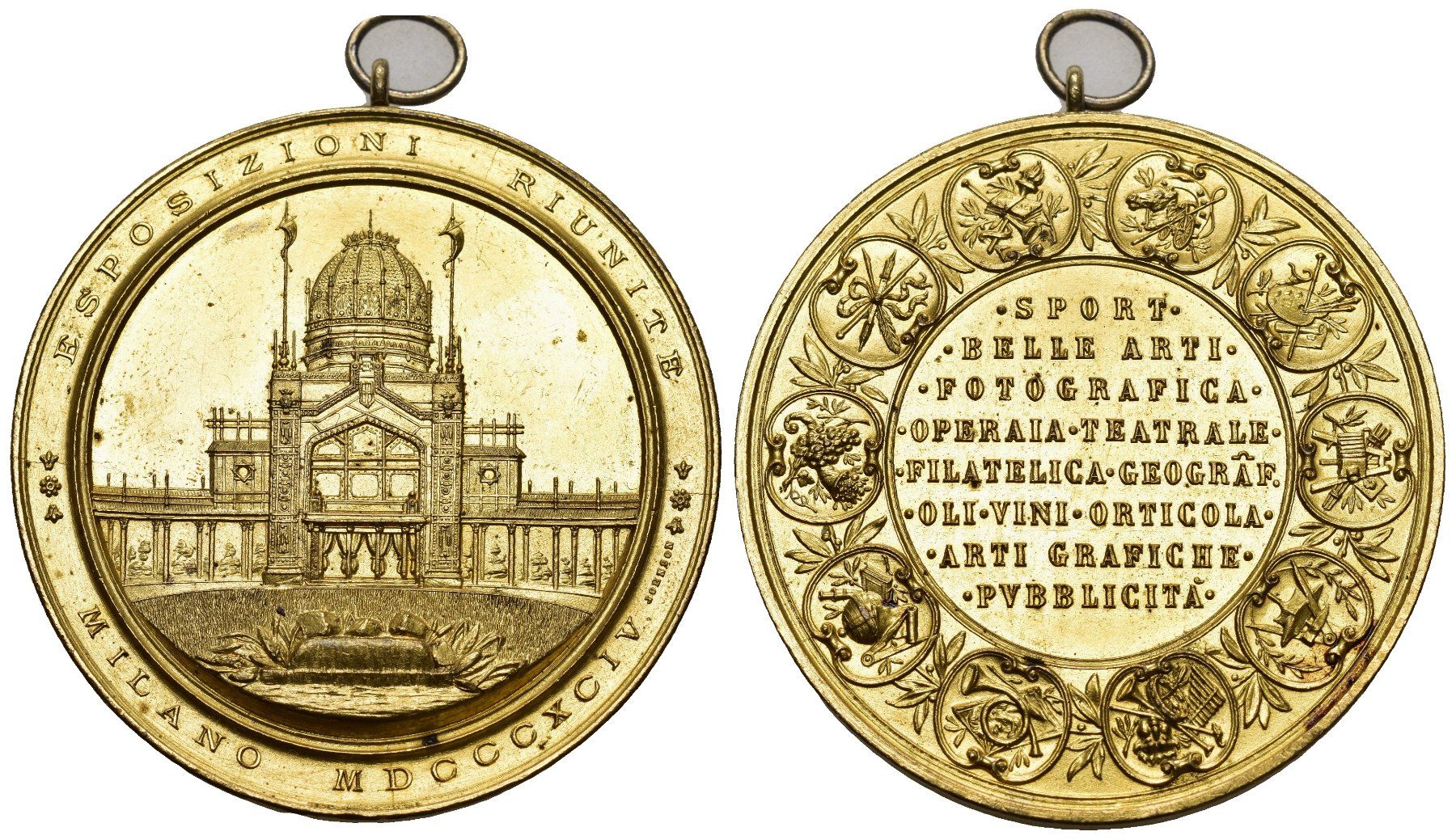Médailles: Milano 1894 – D'occasion à Bern par numismatictops