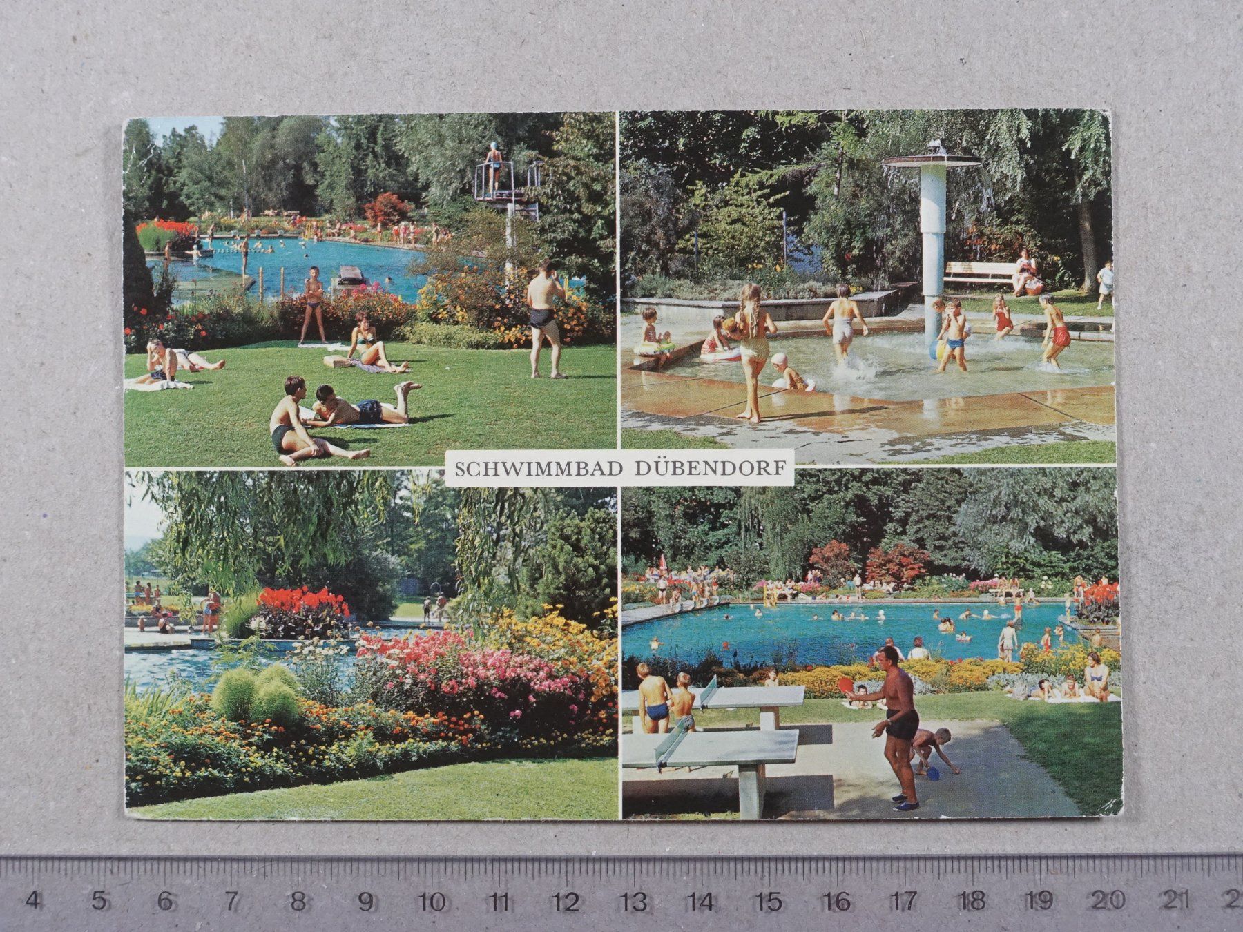 Cartes postales: Dübendorf, Schwimmbad, 1966 – D'occasion à Lenzburg par fh1