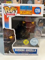 Funko POP! Movies Godzilla vs Kong Burning Godzilla Limitée