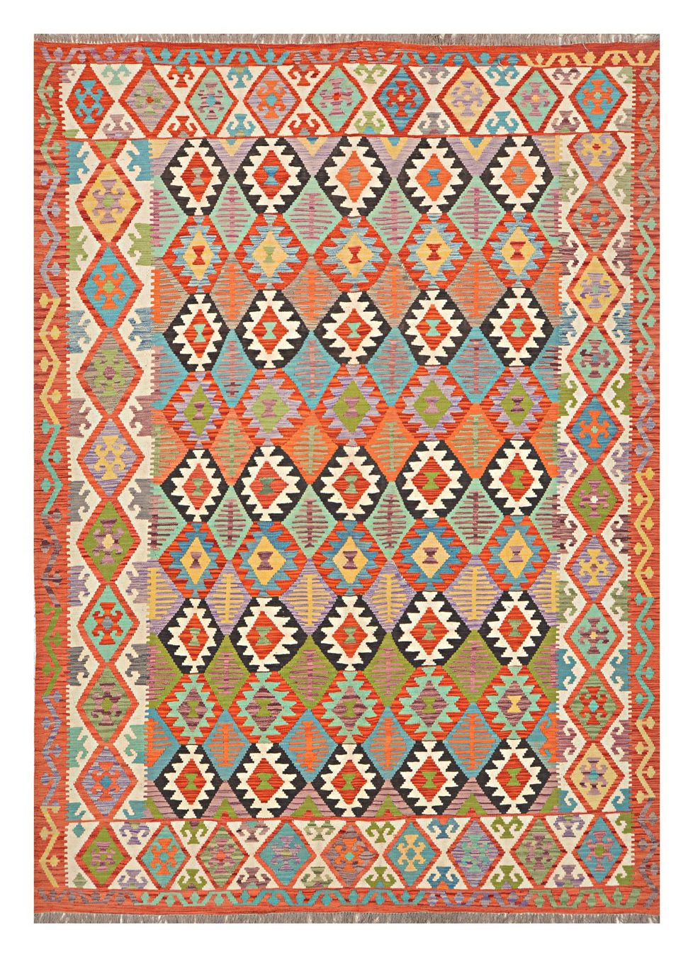 Kelim Tappeti: Oriente Kelim Teppich 345x250 cm – Nuovo e nell'imballaggio originale da Lahore venduto da Fairways79 2