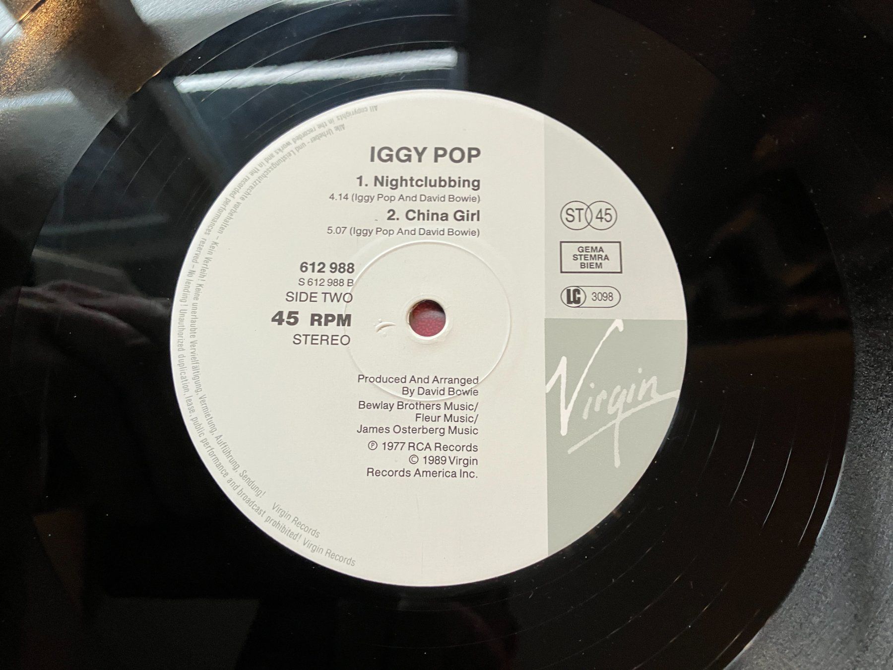 Dischi in vinile: Iggy Pop – Usato da Aarwangen venduto da Jukebox3 7