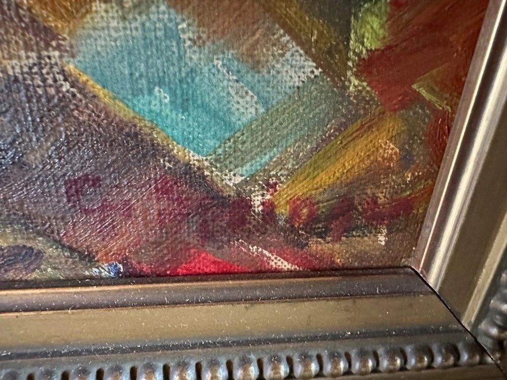 Tableaux: Grosses Ölbild Blumenstilleben um 1900 – D'occasion à arlesheim par Art.en1 2