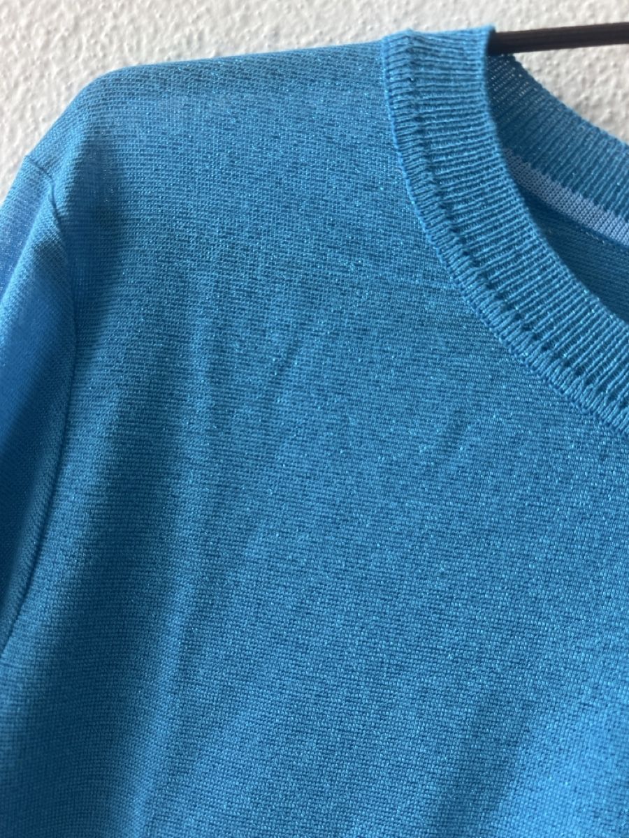 Mos mosh T-Shirts: MOS MOSH Damenpullover, Grösse L, Türkis-Blau, Glitzer! – Gebraucht aus St. Gallen von miksatoka 2
