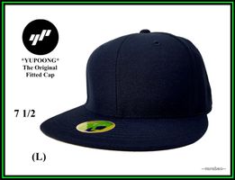 Original YUPOONG Fitted Cap / Dunkelblau / Gr. L