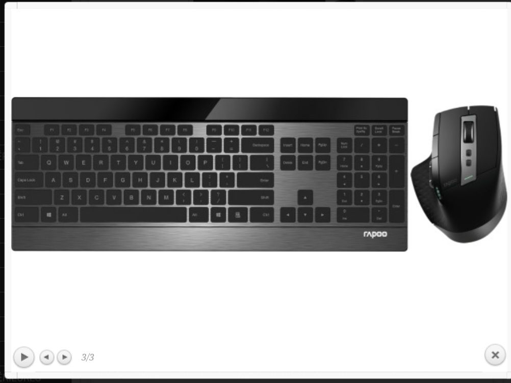 Rapoo Tastiere: clavier et souris marque rapoo – Usato da St-Sulpice VD venduto da Celmi007 1