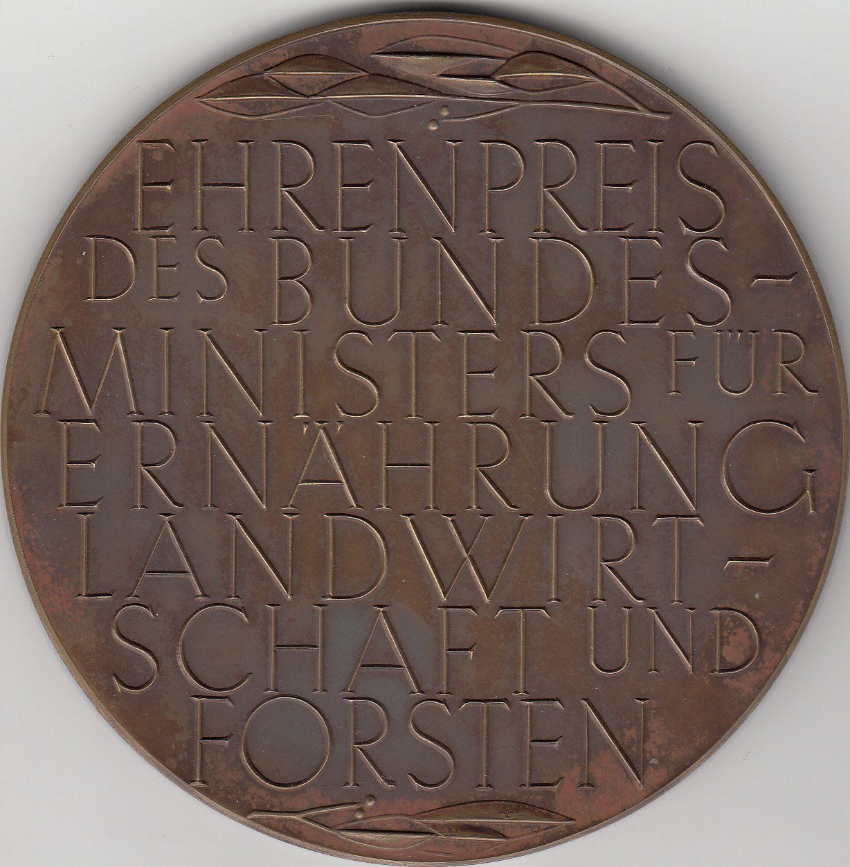 Riesen-Medaille -- Ehrenpreis für Landwirtschaft und Forsten (Gebraucht ...