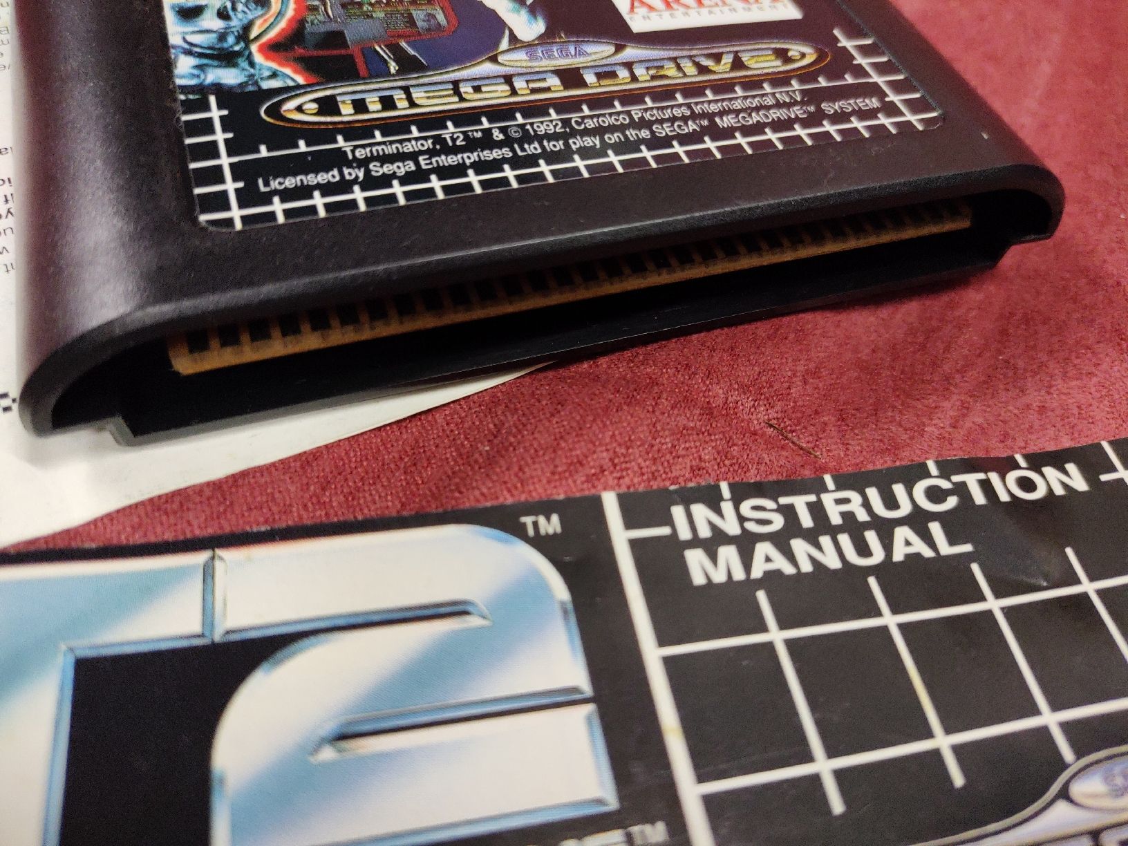 Sega Jeux: T2 Terminator 2 - Mega Drive - – D'occasion à Fribourg par PastGame 1