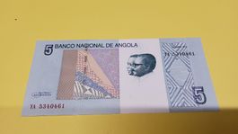 5 Kwanza Banknote Angola 🇦🇴 2012, Sammler