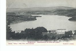 Kehrsiten LU, Bürgenstock Gesammtansicht Blick Luzern 1907