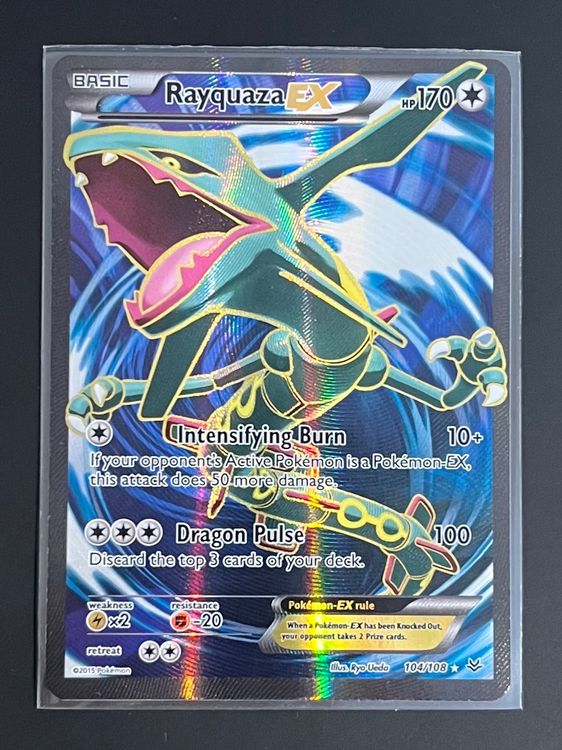 Rayquaza Ex Full Art Holo Roaring Skies Nm Acheter Sur Ricardo