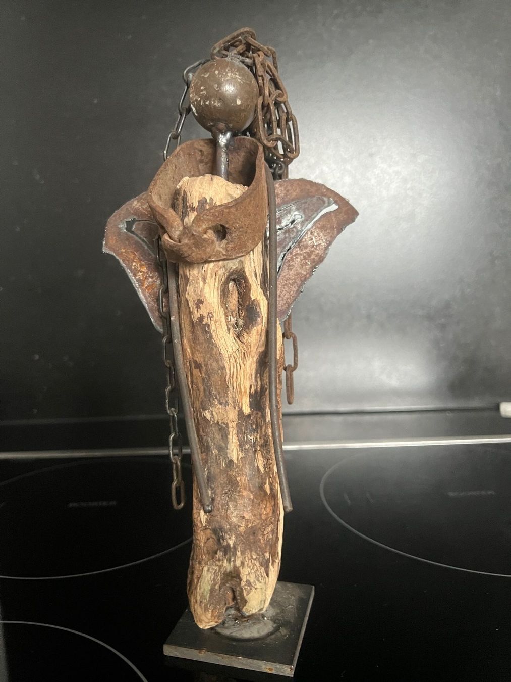 Figuren: Engel aus Schwemmholz und Eisen – Gebraucht aus Wittenbach von abenlo 2