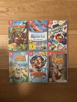 6 Nintendo Switch Spiele guter Zustand