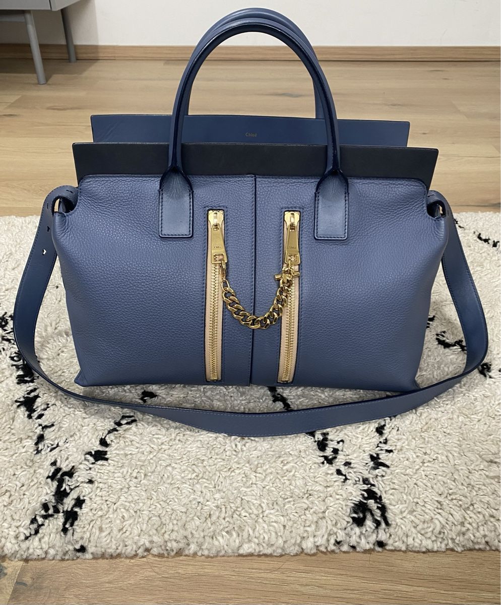Chloé Borse da donna: Original Chloé Cate Double Zip Satchel Bag – Usato da Buchs ZH venduto da crazyhandbaggirl123