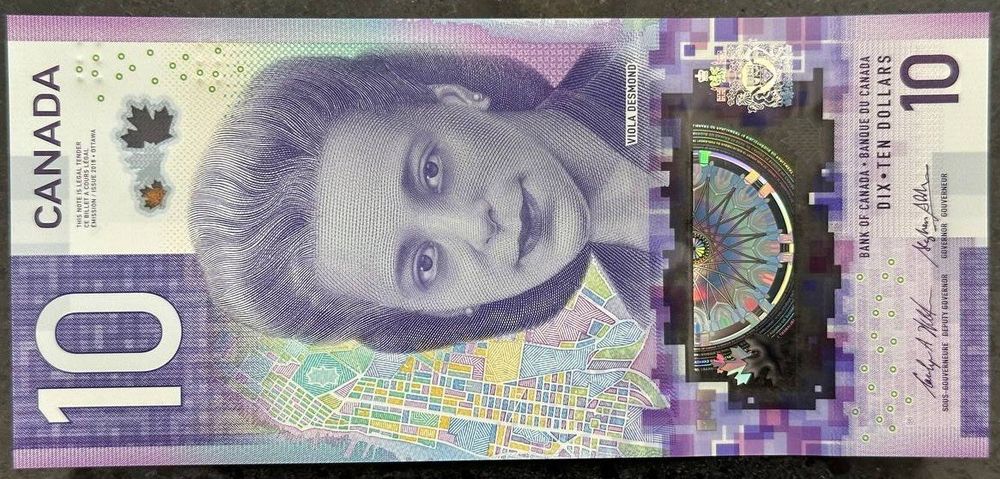 Kanadische 10 Dollar Note - Viola Desmond, Top Zustand (Gebraucht) in ...