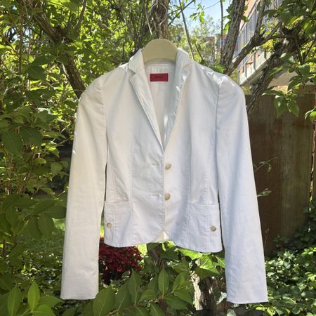 weisser Blazer von Hugo Boss, Gr. 34