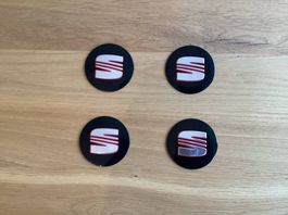 4 Felgenabdeckungen / Nabenabdeckungen für Seat