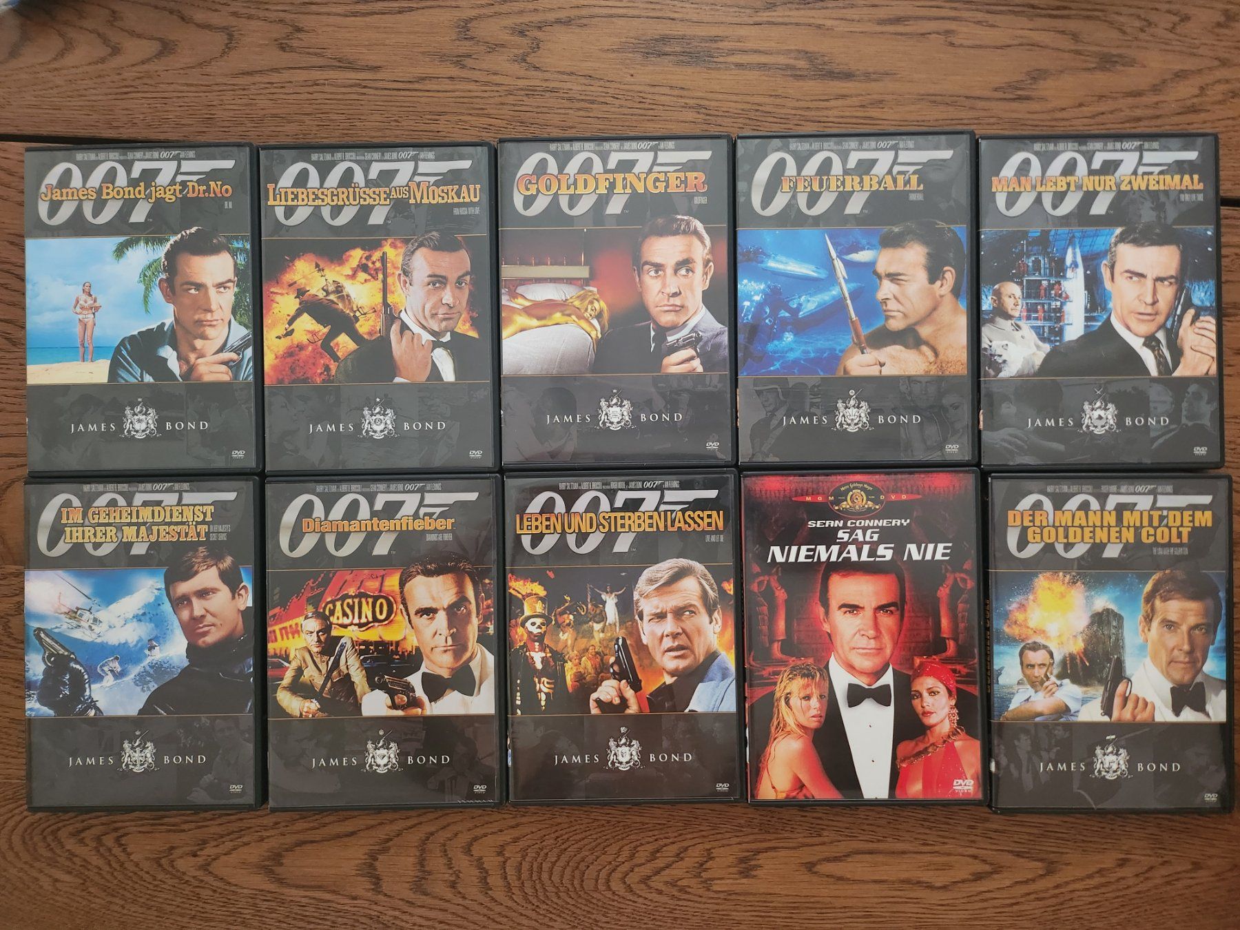 Alle DVDs: James Bond DVD Kollektion – Gebraucht aus Wettingen von eowynn 1