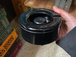 Aschenbecher Schwarz