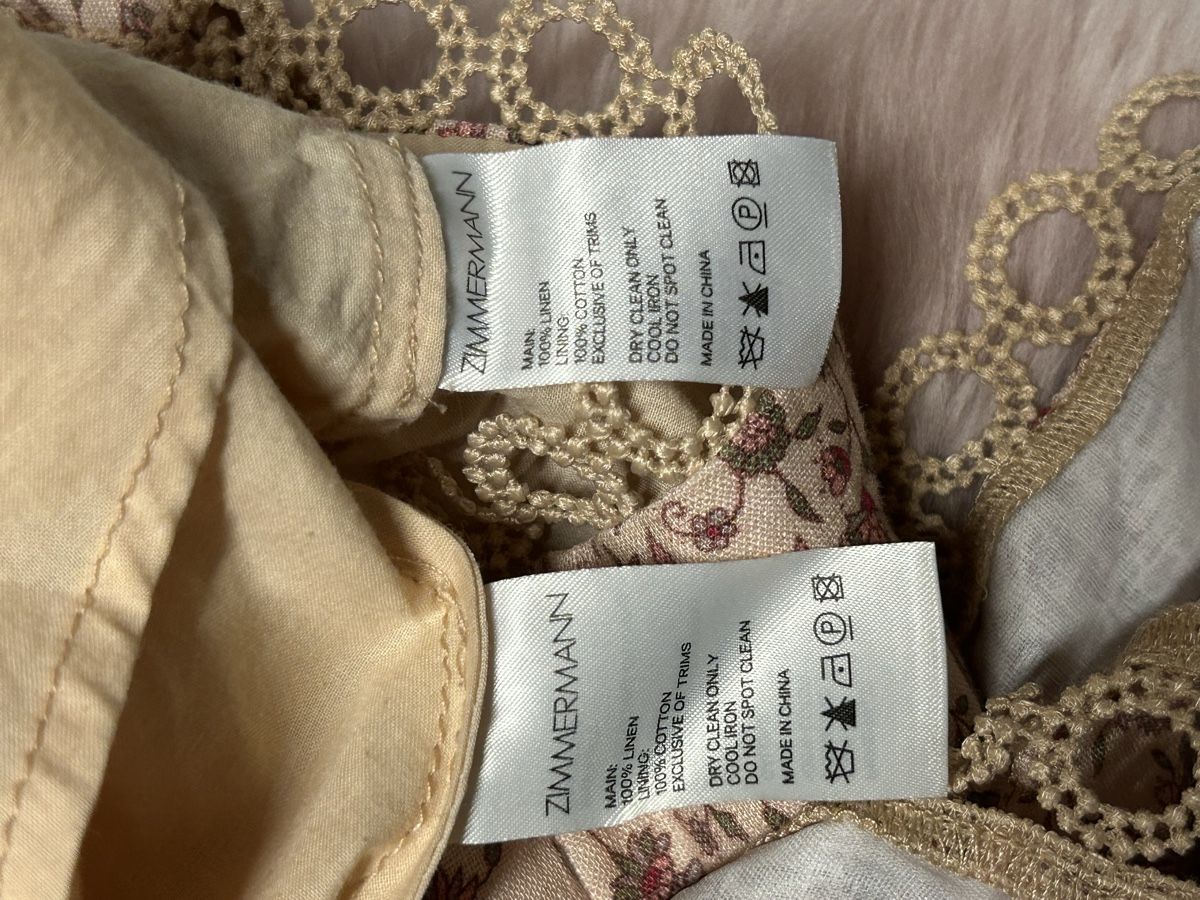 Zimmermann Kleider: Zimmermann Linen Cotton Blouse & Skirt – Gebraucht aus St.Josefen von lop_lh8d 7