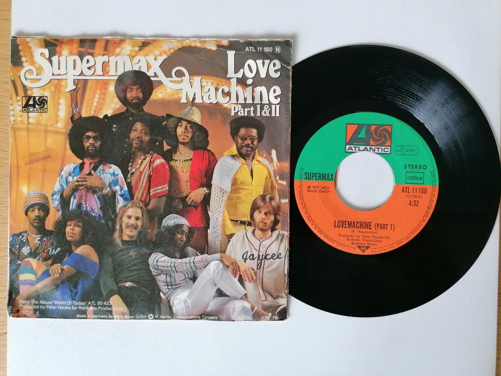 Supermax - Love Machine Part I & II - Single Schallplatte... (Gebraucht ...