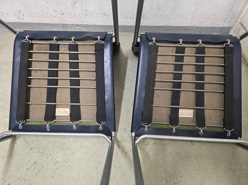 Stühle: 2 Esszimmerstühle Leder dunkelblau - Collection Hutter – Gebraucht aus Zollikon von ropmd 3