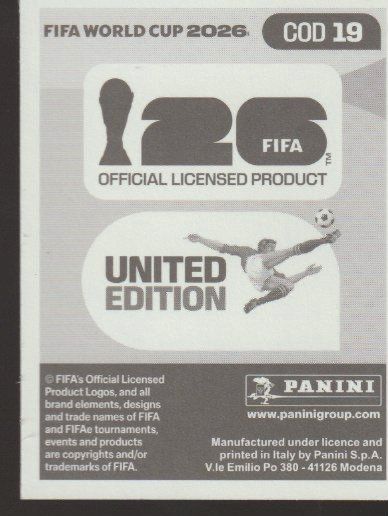 Panini Carte collezionabili: FIFA WORLD CUP 2026 Panini Sticker COD 19 CEDRIC BAKAMBU – Nuovo (secondo la descrizione) da Vezia venduto da Aquarius_Age 1