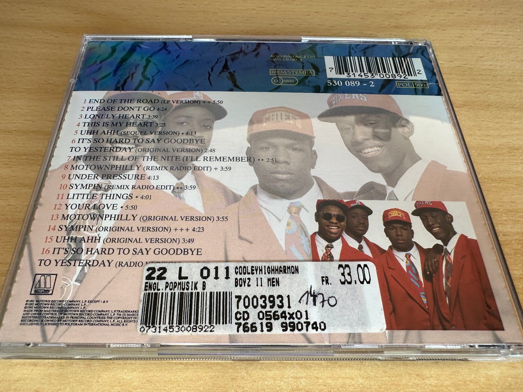 CD: Boyz II Men – Cooleyhighharmony – Usato da Rikon im Tösstal venduto da Alpenmutz 1