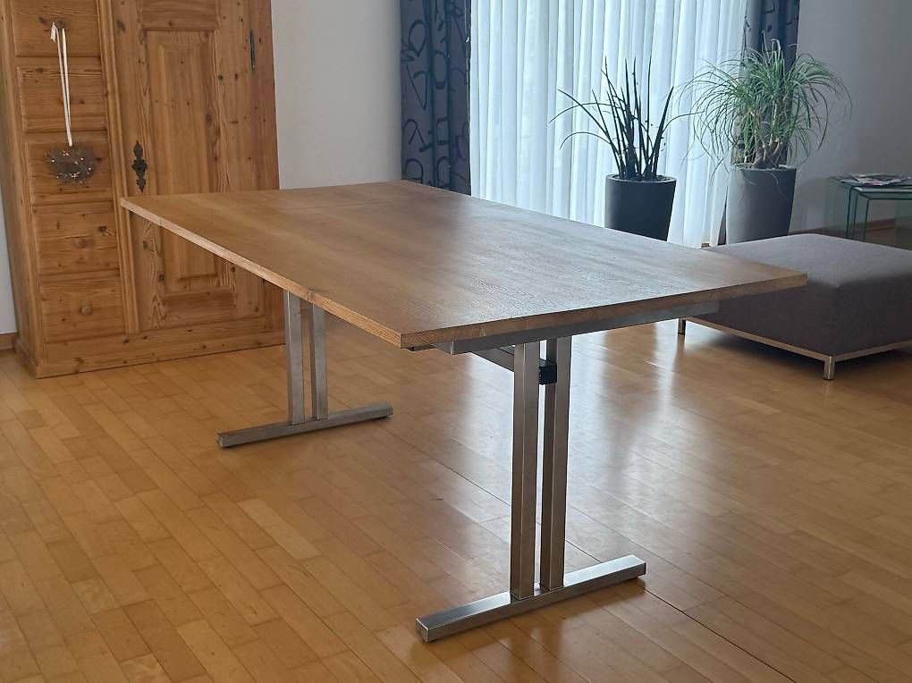 Tavoli: Esstisch aus Edelstahl & Eiche – Usato da Schachen b. Reute venduto da nickoel