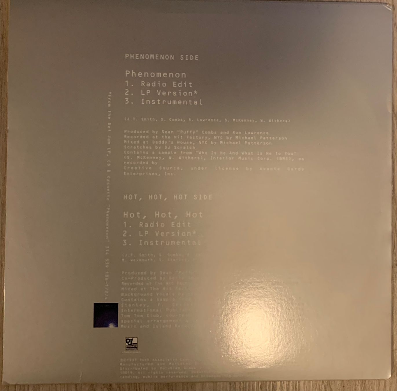 Dischi in vinile: LL COOL J - Phenomenon Maxi Lp 1997 – Usato da Mühlethal venduto da superfast78 1