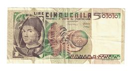 5000 Lire Banknote Italien 1982 Zustand gut