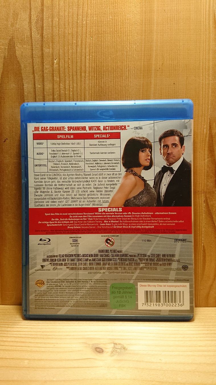 Alle DVDs: GET SMART Blu-Ray mit Steve Carell und Dwayne Johnson – Gebraucht aus Wilderswil von Exebub 1