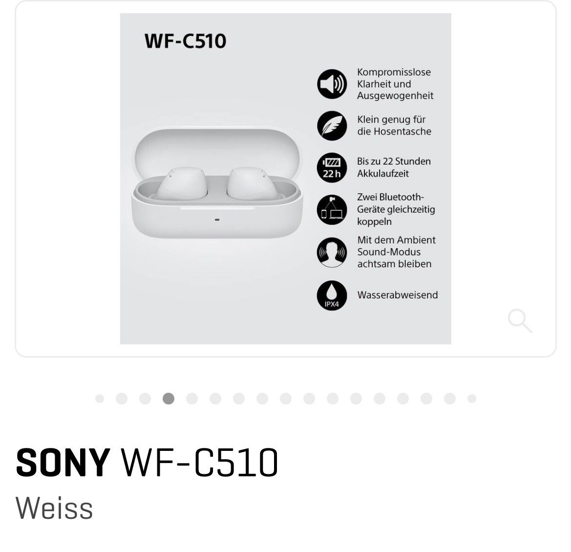 Sony Cuffie: Sony In-Ear-Kopfhörer – Nuovo e nell'imballaggio originale da Schwarzenberg LU venduto da silkebr24 5