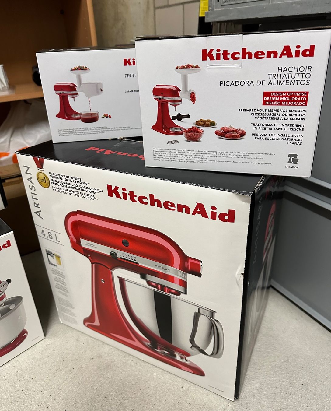 Kitchenaid Küchengeräte: KitchenAid Swiss Ann. Set KSM200 Candy-Rot – Neu (gemäss Beschreibung) aus Brislach von Aengu6 1
