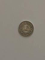 1 Franc Suisse 1886 B HELVETIA pièce ancienne argent