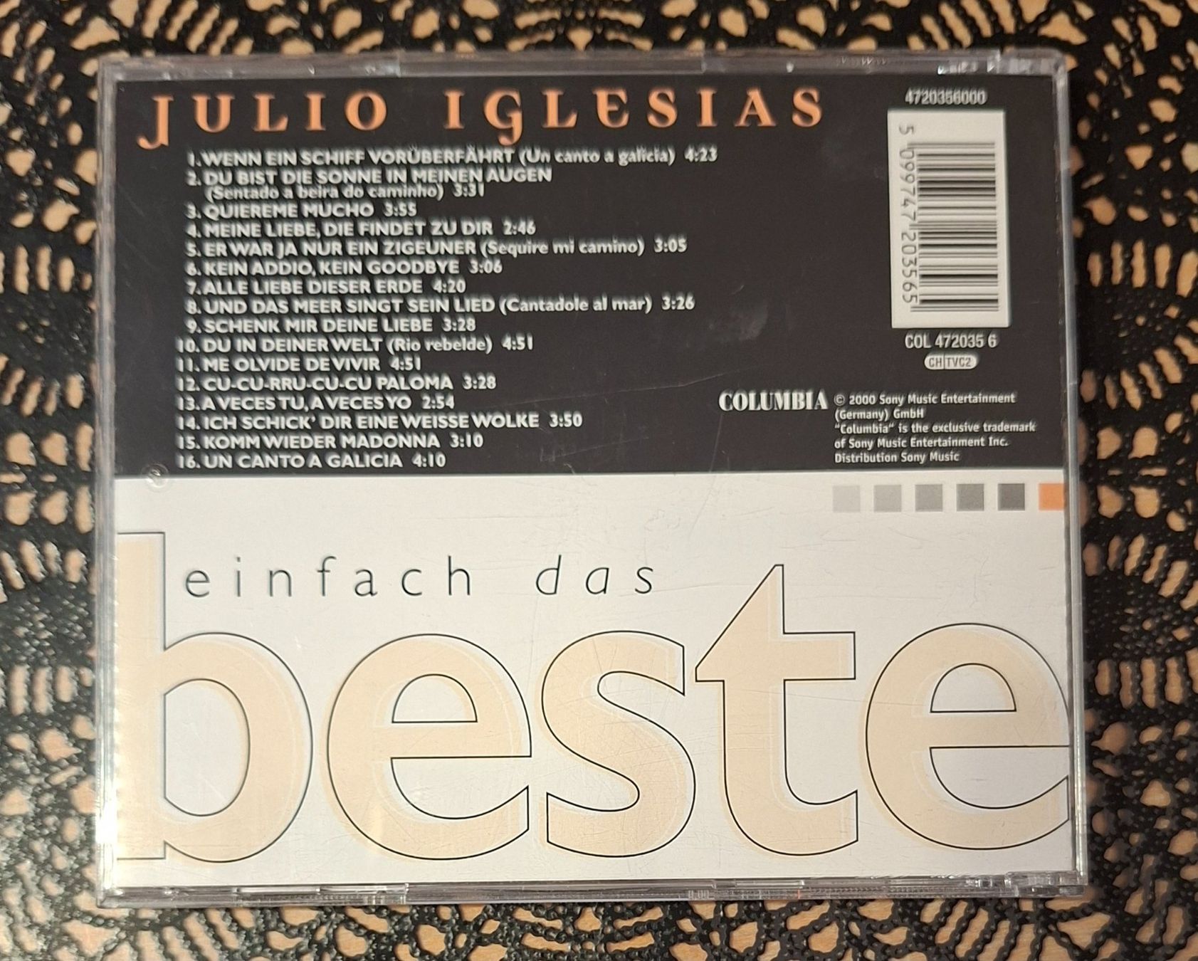 CD: Julia Iglesias - Einfach das Beste, ESP Latin Pop CD 2000 – Usato da Schönenberg TG venduto da Gregolino76 1