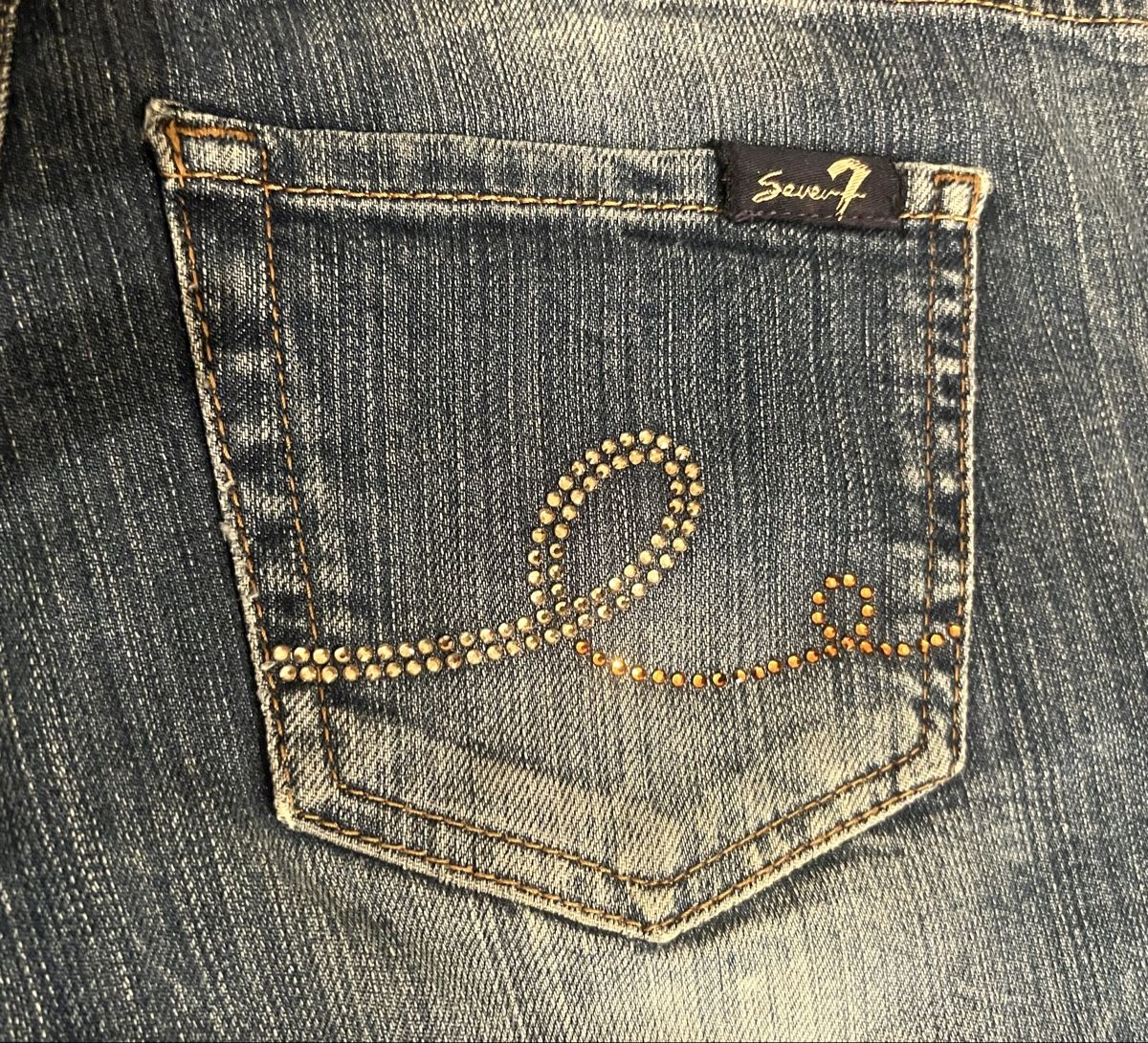 Jeans: Seven7 Jeans Gr. 26 mit Strass – Usato da Kilchberg ZH venduto da SyFo286 4