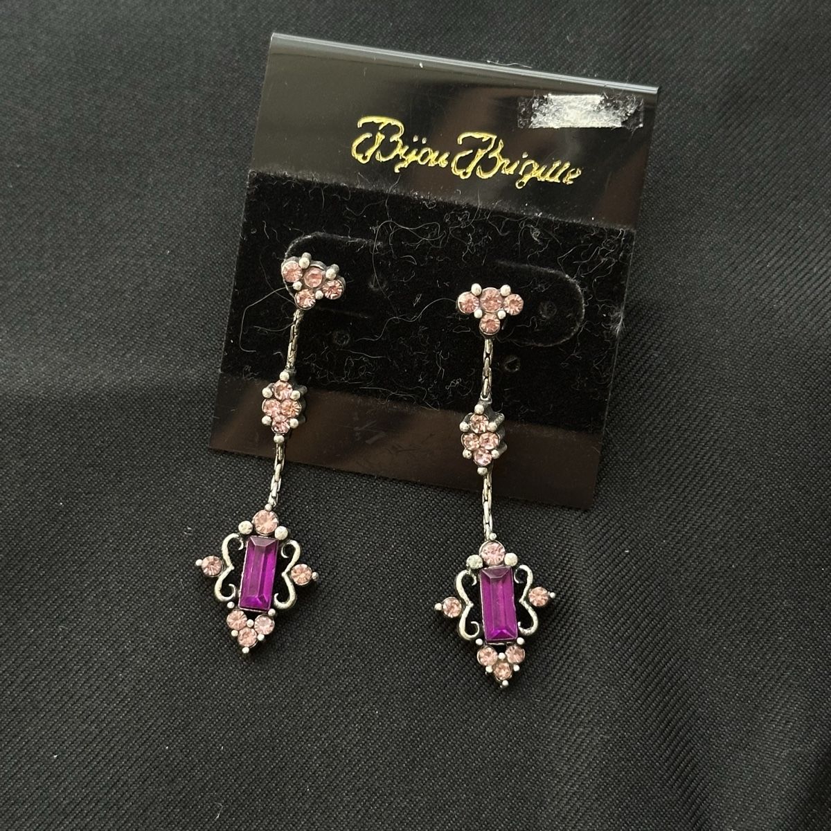 Onyx Boucles d'oreille: Vintage Art Déco Ohrringe  – Neuf (Voir description) à Givisiez par dor_xb9k