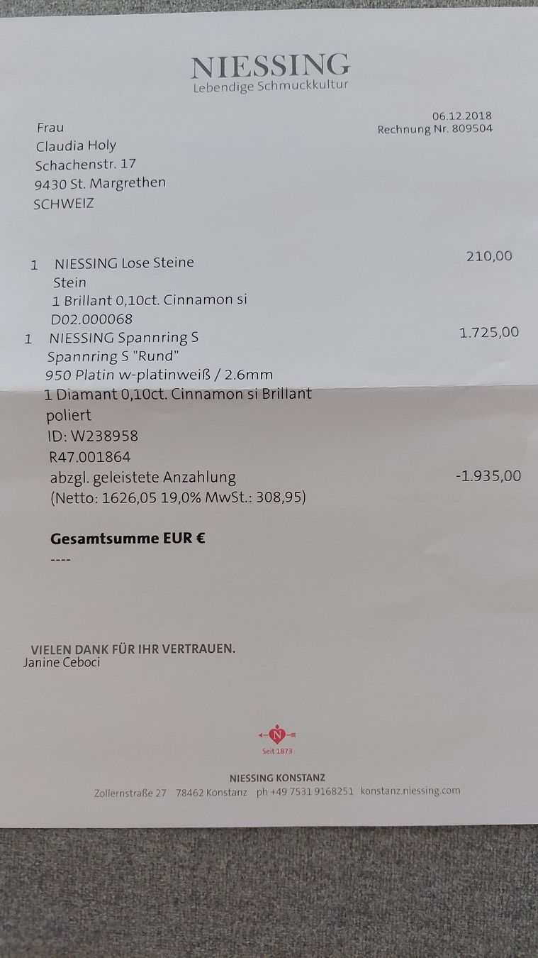 Ringe: Ring der Marke Niessing  – Gebraucht aus St. Margrethen SG von Harry05 3