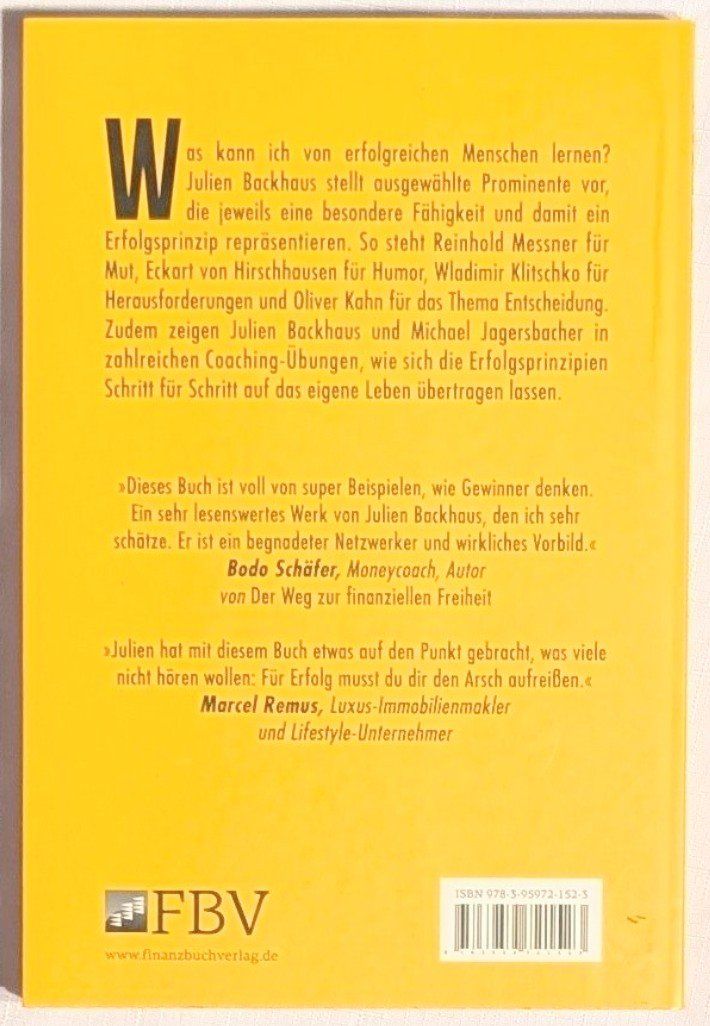 Libri: ERFOLG - Julien Backhaus & Michael Jagersbacher – Nuovo (secondo la descrizione) da Wängi venduto da ABIZONE-86 1