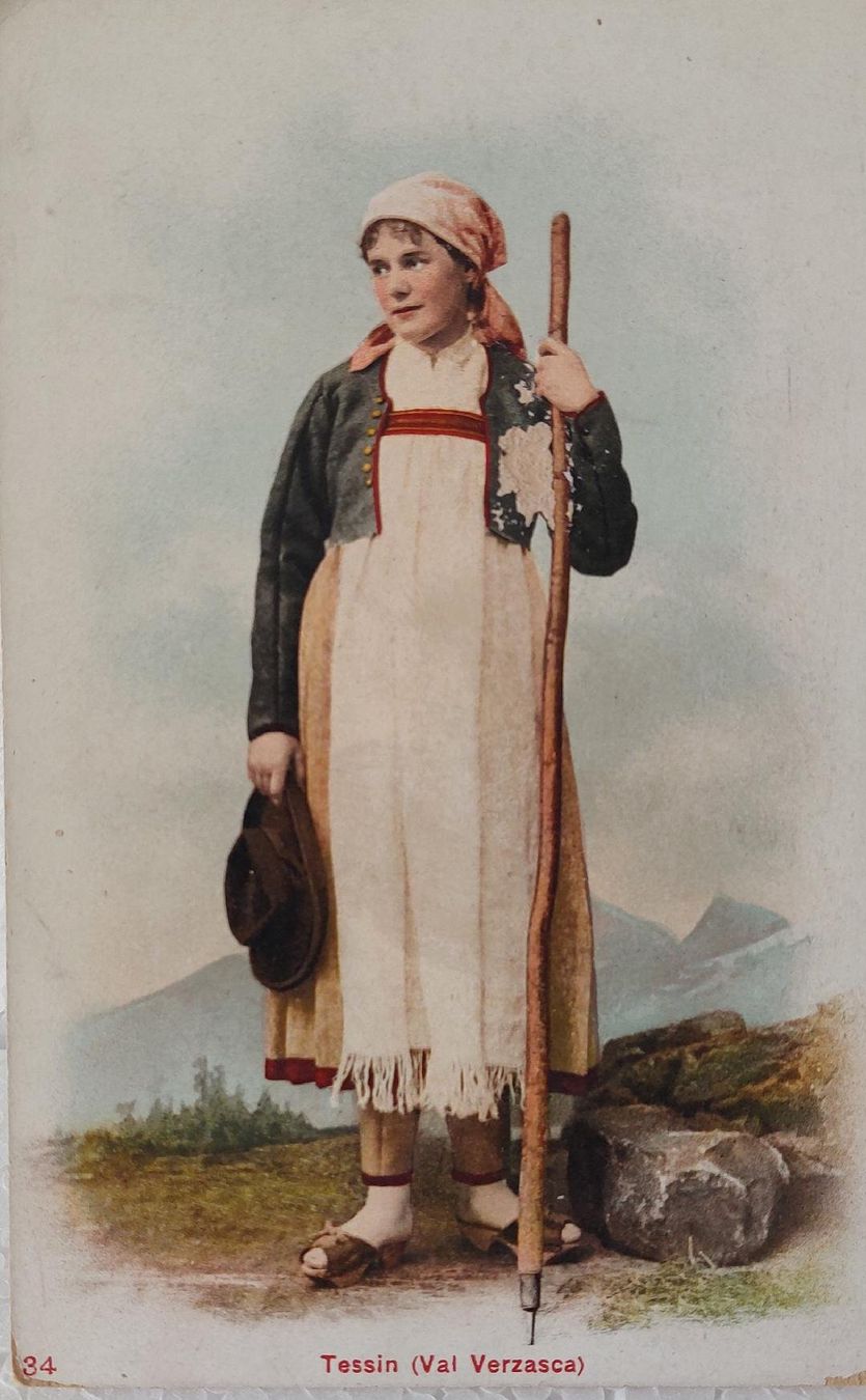 Cartoline postali: VAL  VERZASCA – Usato da Delémont venduto da Domdom1