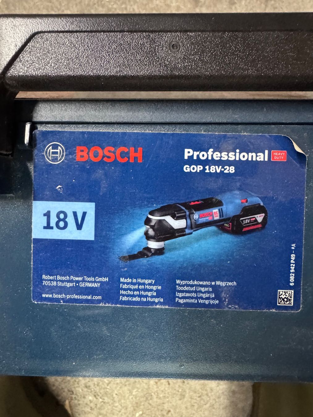 Bosch Tutti gli attrezzi: Bosch Multicutter GOP 18V-28 Professional – Usato da Steckborn venduto da danweid 2