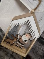 (KOPIE) Weihnachts Deko aus Holz 3D zum Hängen