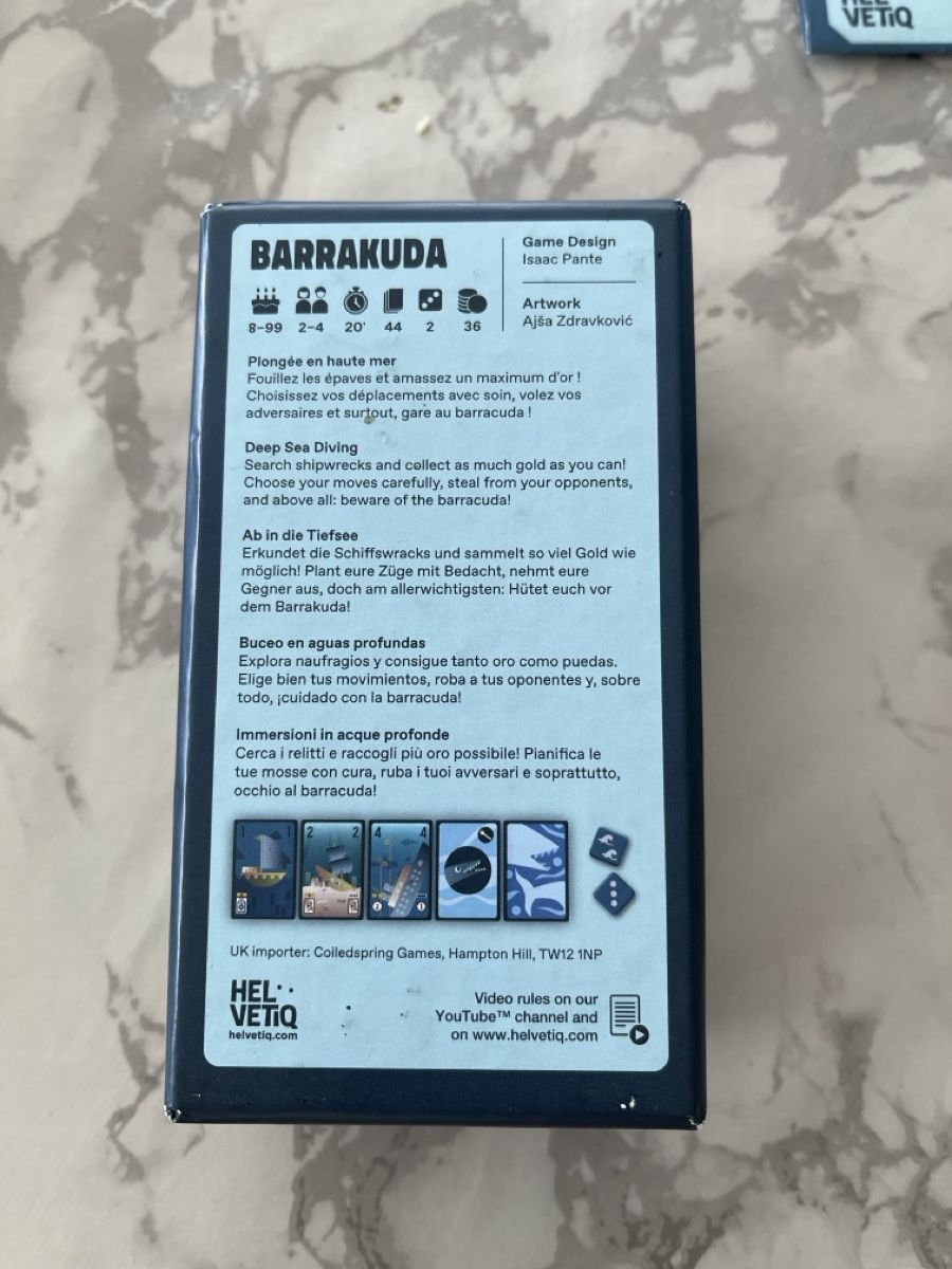 Giochi: Spiel Barrakuda – Nuovo (secondo la descrizione) da Effretikon venduto da sandrgia 1