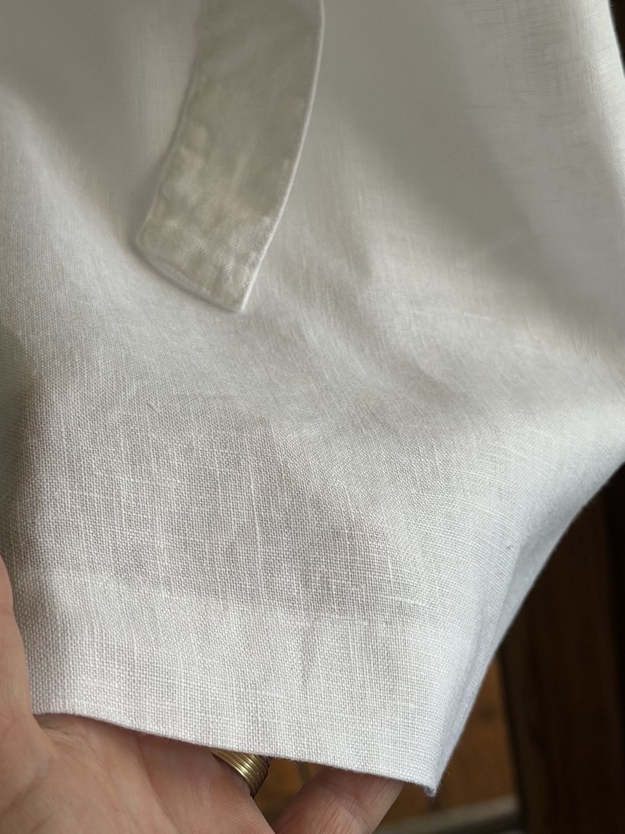 Mango Vestiti: Abito Mango bianco in lino nuovo – Nuovo (secondo la descrizione) da Cademario venduto da Iby_30 4